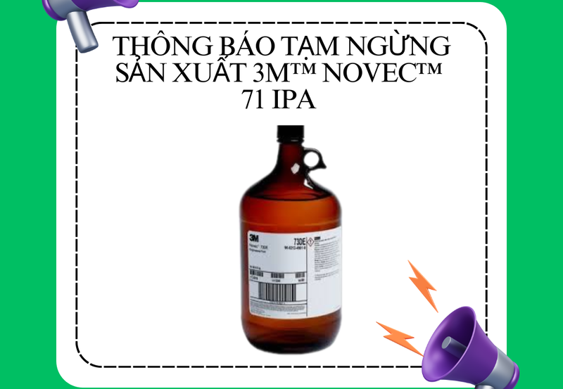 Giải pháp thay thế 3M Novec™ 71IPA