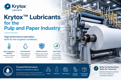 Krytox™ Lubricants for the Pulp and Paper Industry