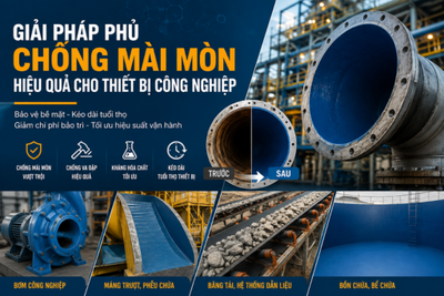 Giải Pháp Phủ Chống Mài Mòn Hiệu Quả Cho Thiết Bị Công Nghiệp