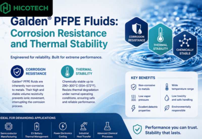 Galden® PFPE Fluids: Corrosion Resistance and Thermal Stability