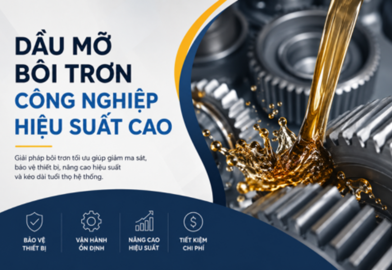 Dầu Mỡ Bôi Trơn Công Nghiệp Hiệu Suất Cao