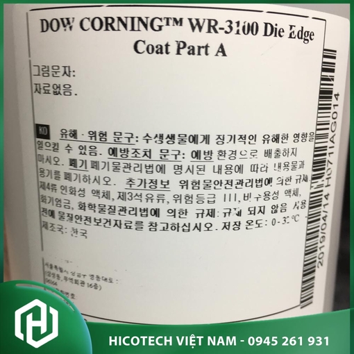 Dow Corning wr 3100 Die edge Coat Part A