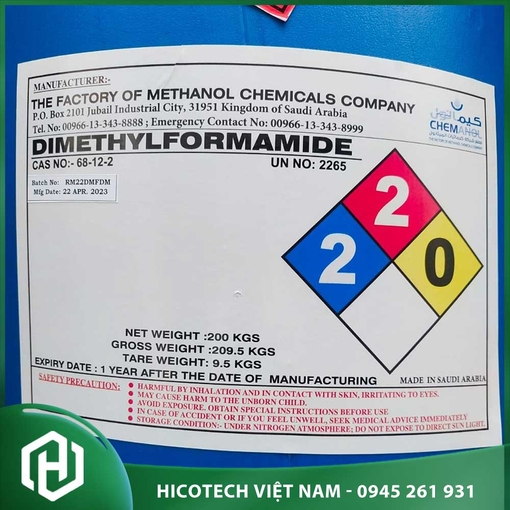Dung môi Dimethyl Fomamide (DMF)- Dimethylformamide  