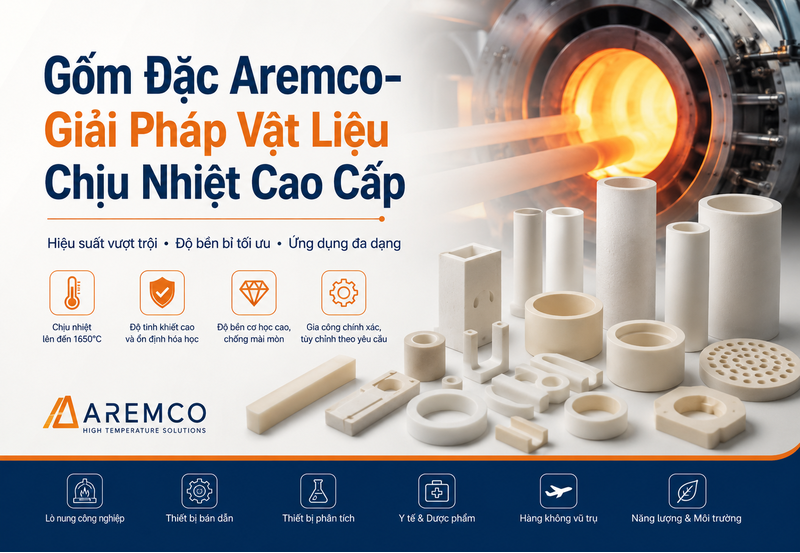Gốm đặc Aremco - Giải Pháp Vật Liệu Chịu Nhiệt Cao Cấp