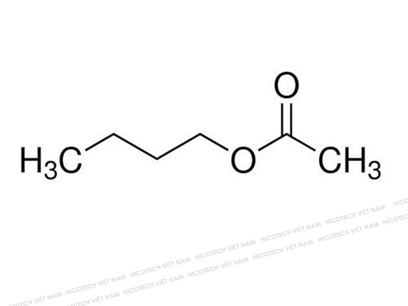Công thức hoá học của N Butyl Acetate