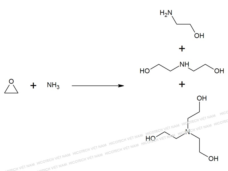 Công thức hoá học của Monoethanolamine (MEA) C2H7NO 